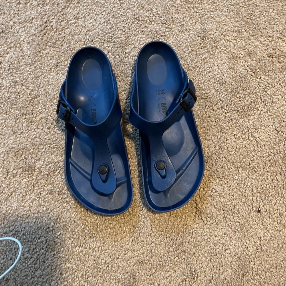 Blue Thong Plastic Birkenstock